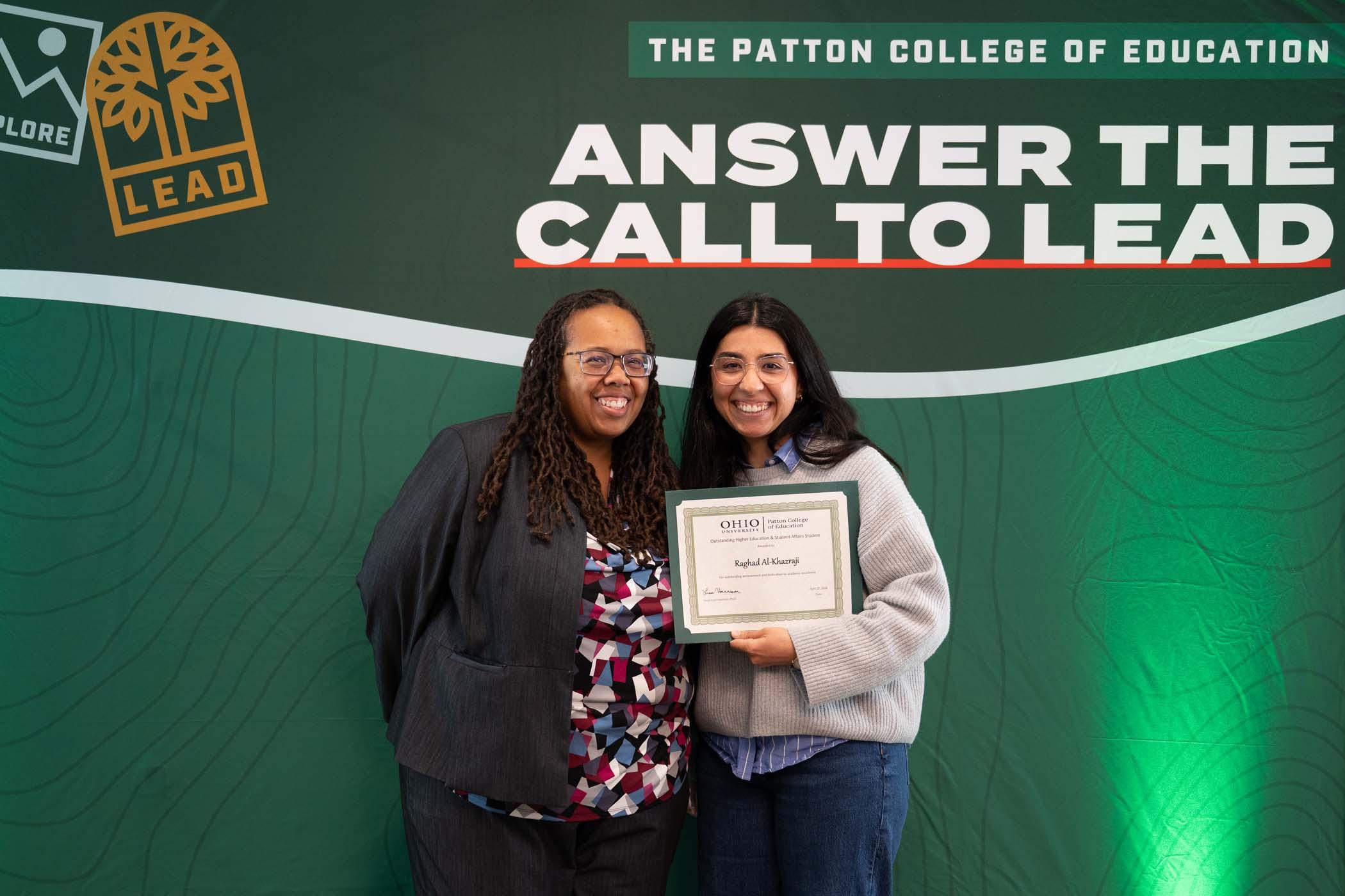 Higher Education & Student Affairs Student (Bill Butler Award) 2025-26
