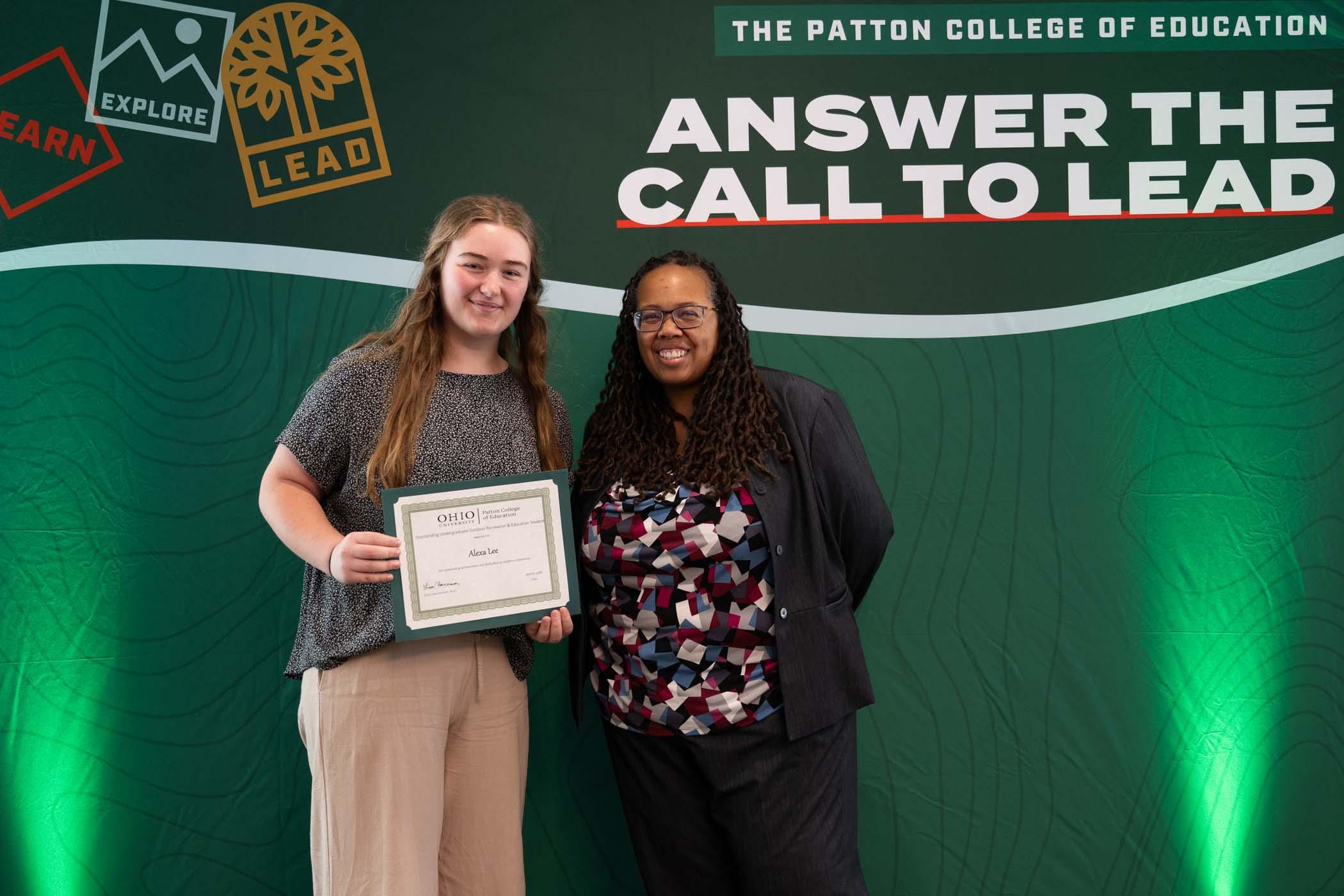Outdoor Recreation and Education Student 2025-26