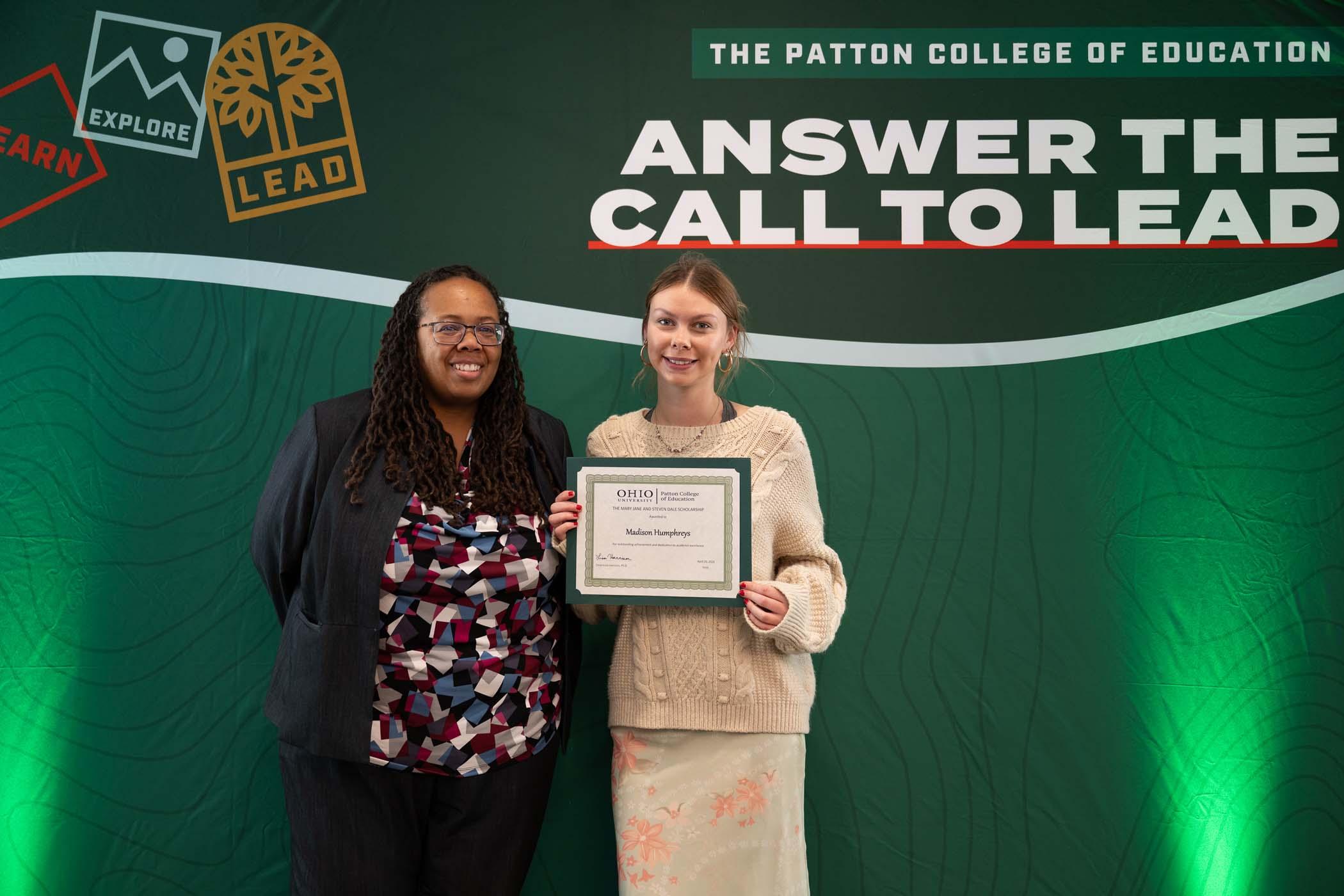 The Mary Jane and Steven Dale Scholarship 2026-27