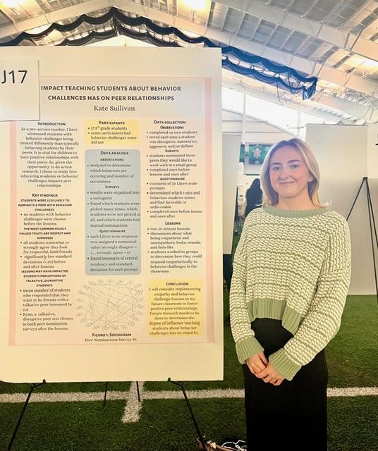 Connavino Scholar, Kate, at the Research and Creative Activities Expo 2026