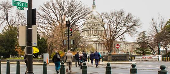 The inaugural EPPLC cohort heads toward Capitol Hill (2019)