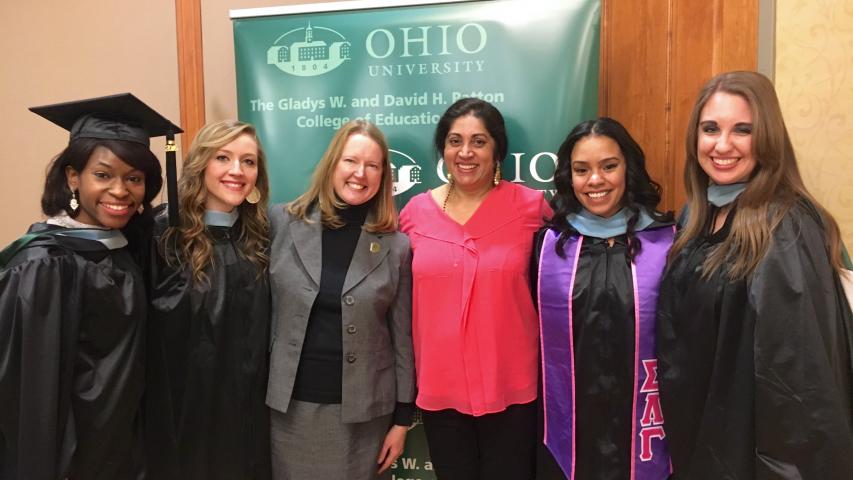 counseling faculty and students graduation
