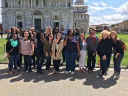 Italy study abroad 2017 group photo