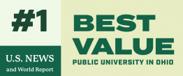 US News Best Value  - #1 Public University in Ohio