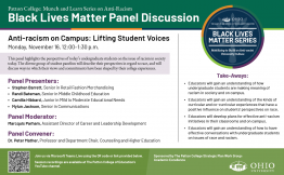 Anti-Racism on Campus: Lifting Student Voices Panel Discussion