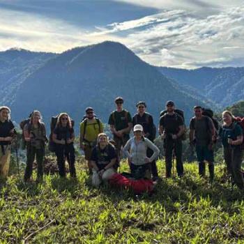 OHIO students backpacking in North Carolina’s Pisgah National Forest