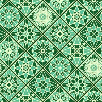 Spanish tile mosaic