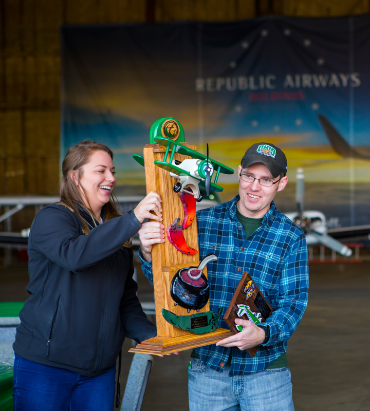 Women in Aviation International student chapter spices up Dad’s Weekend