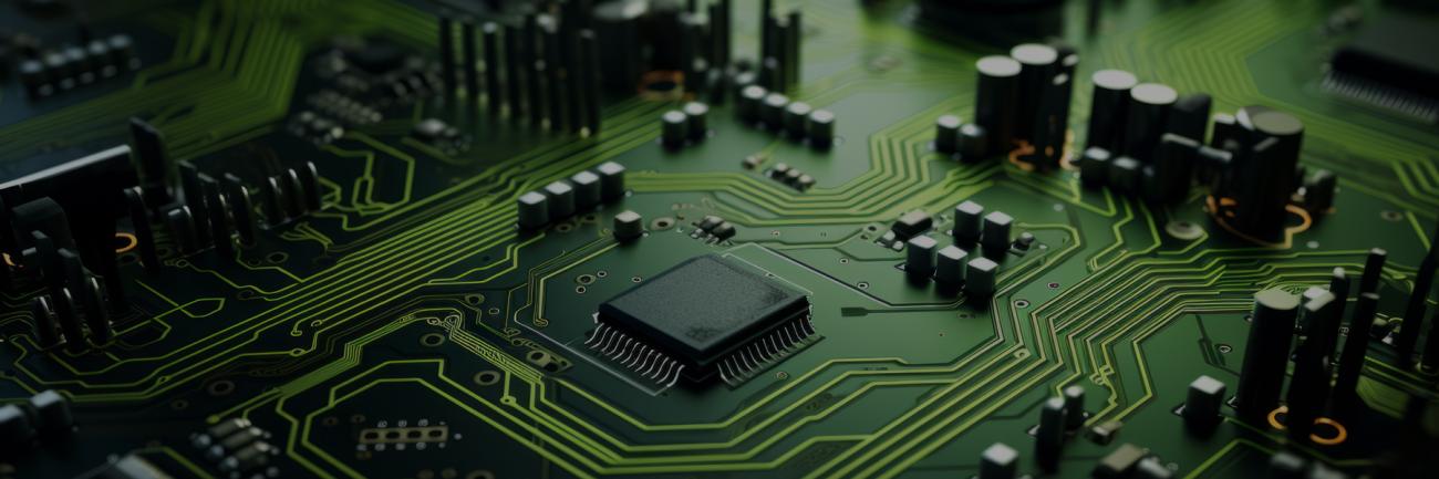 Circuit board and electronic components