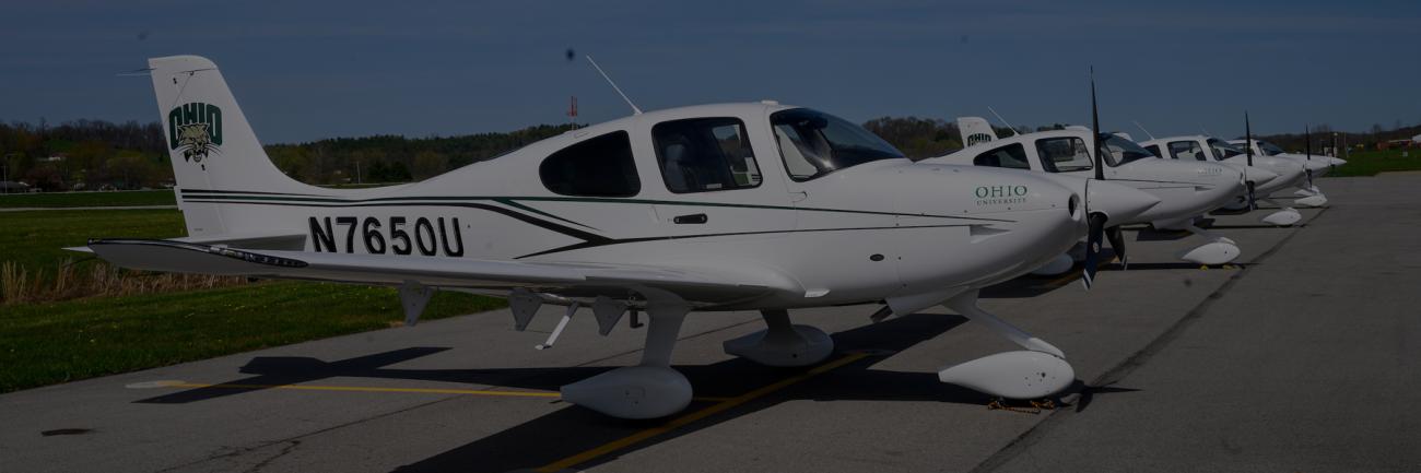  Cirrus SR20 pilot training aircraft at Ohio University