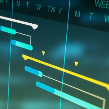 illustration of screen with tasks and calendar