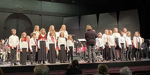 Athens Youth Chorus performs at a recital