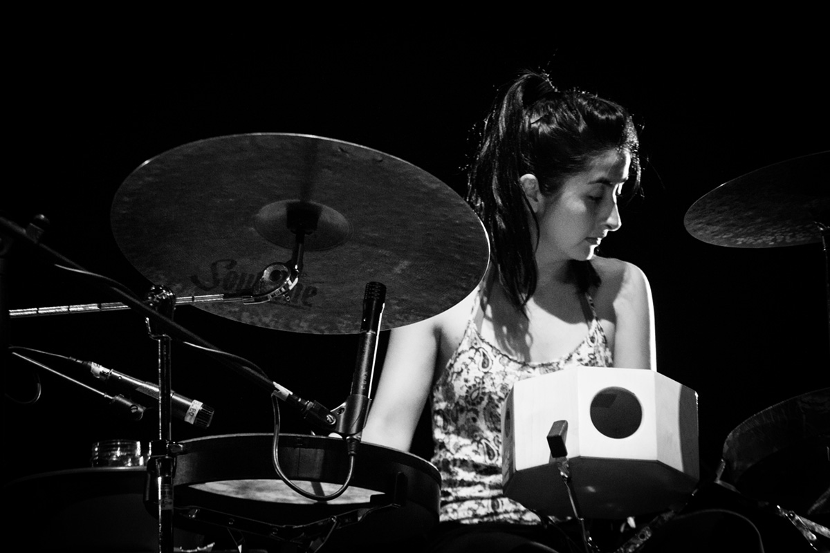 Johanna Amaya on drums