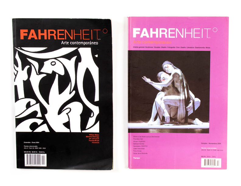 Cover Illustrations of Fahrenheit Magazine