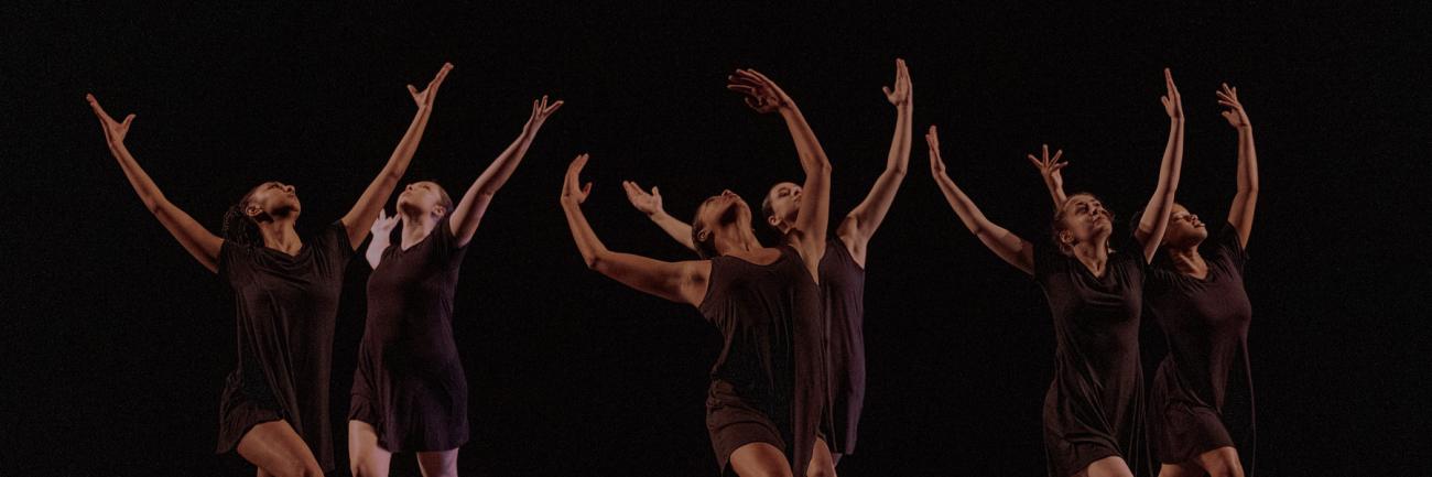 Ohio University dancers perform Travis D. Gatling’s new work, “Be-Longing.”