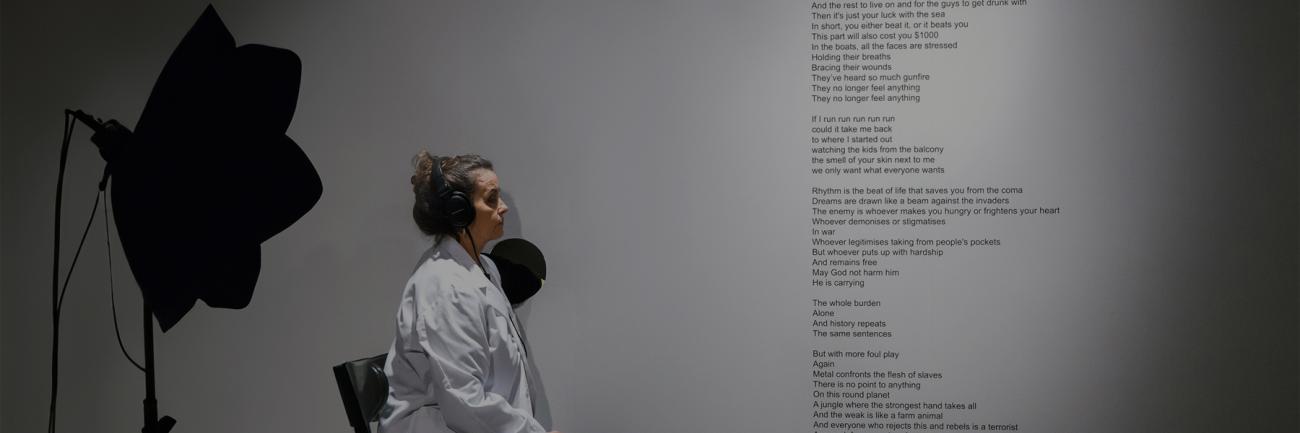 A camera, a woman, and poetry