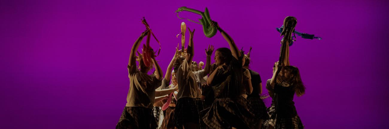 Ohio University dancers in the 2026 Winter Dance Concert