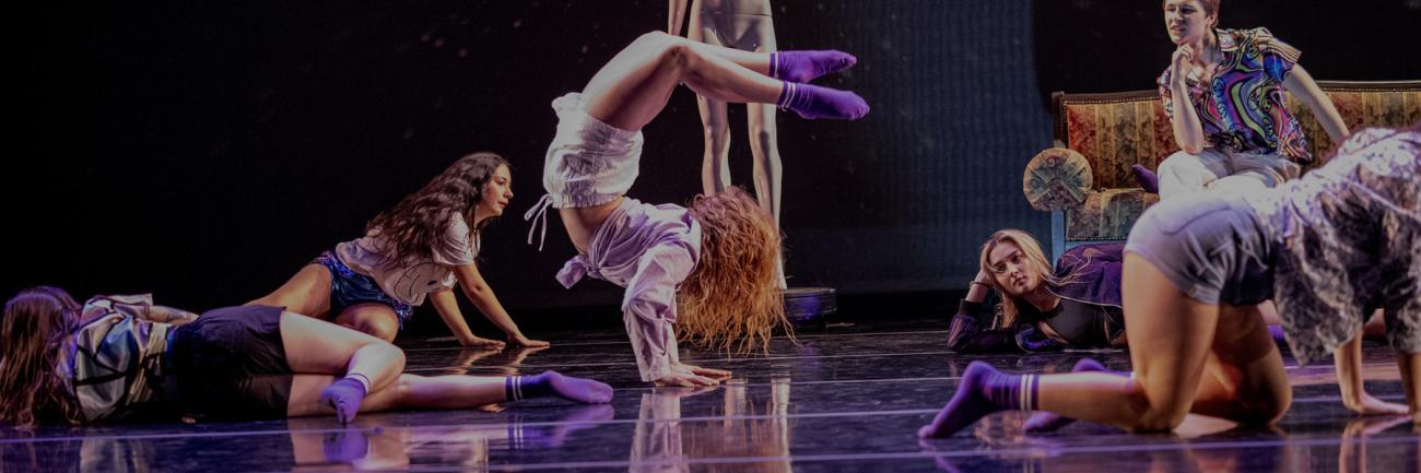 Ohio University dance students performing 