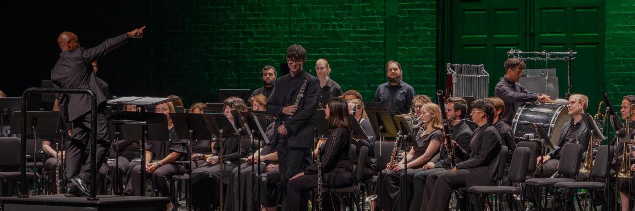Ohio University wind symphony performs