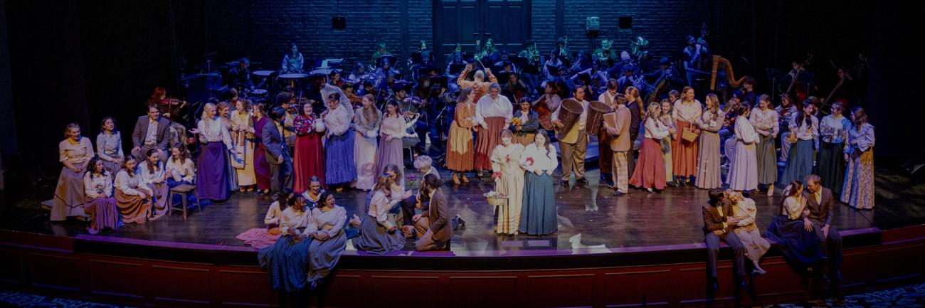 The Ohio University cast of Carousel