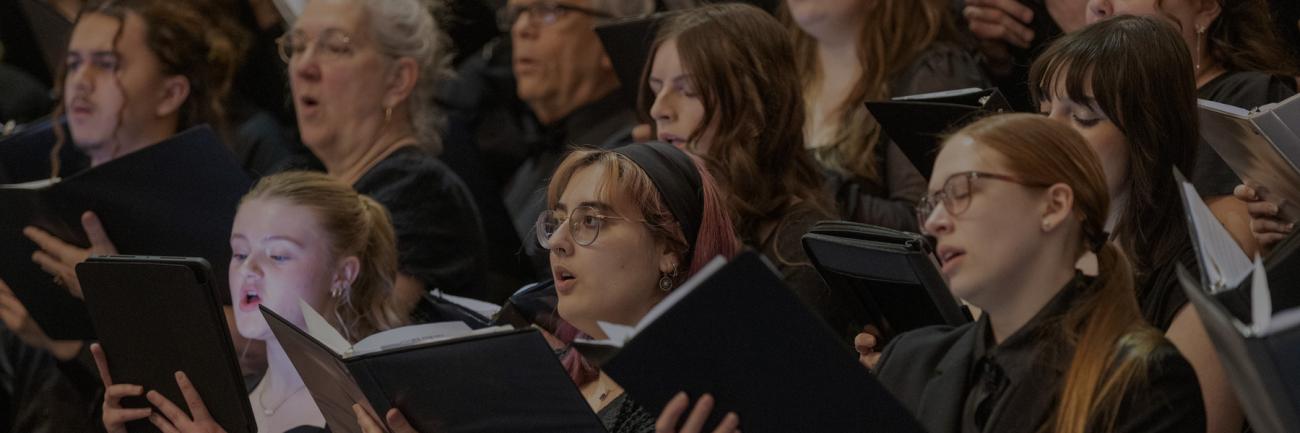 An Ohio University choral concert