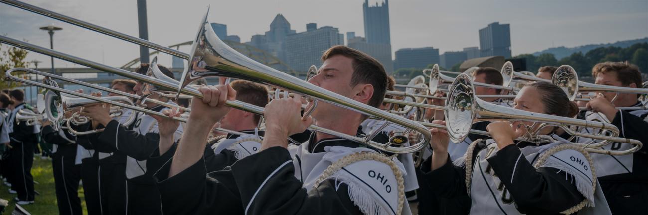 Music Students Marching 