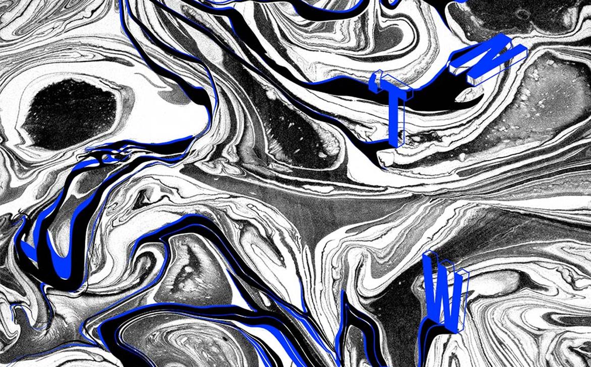 Marbling work by Hannah Guerin