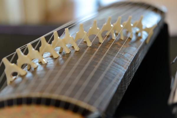 A Koto, a traditional musical instrument in Japan