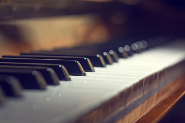 A piano keyboard