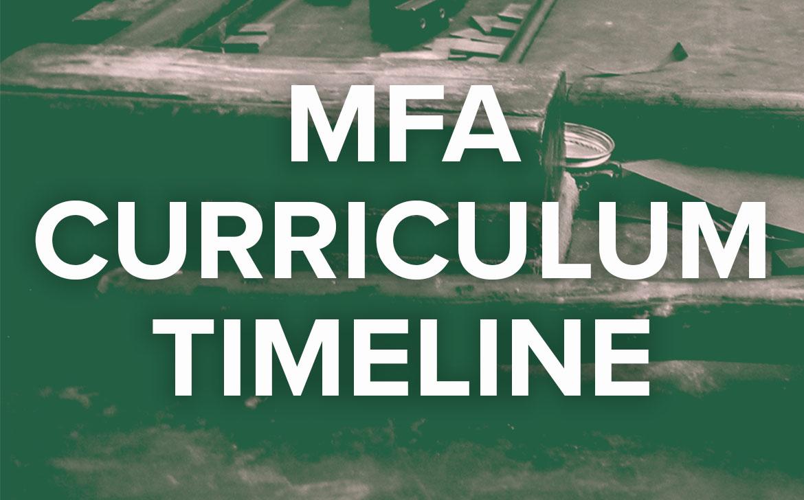 MFA Curriculum Timeline