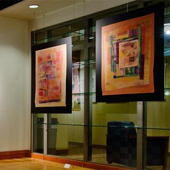 Artwork on display at Ohio University