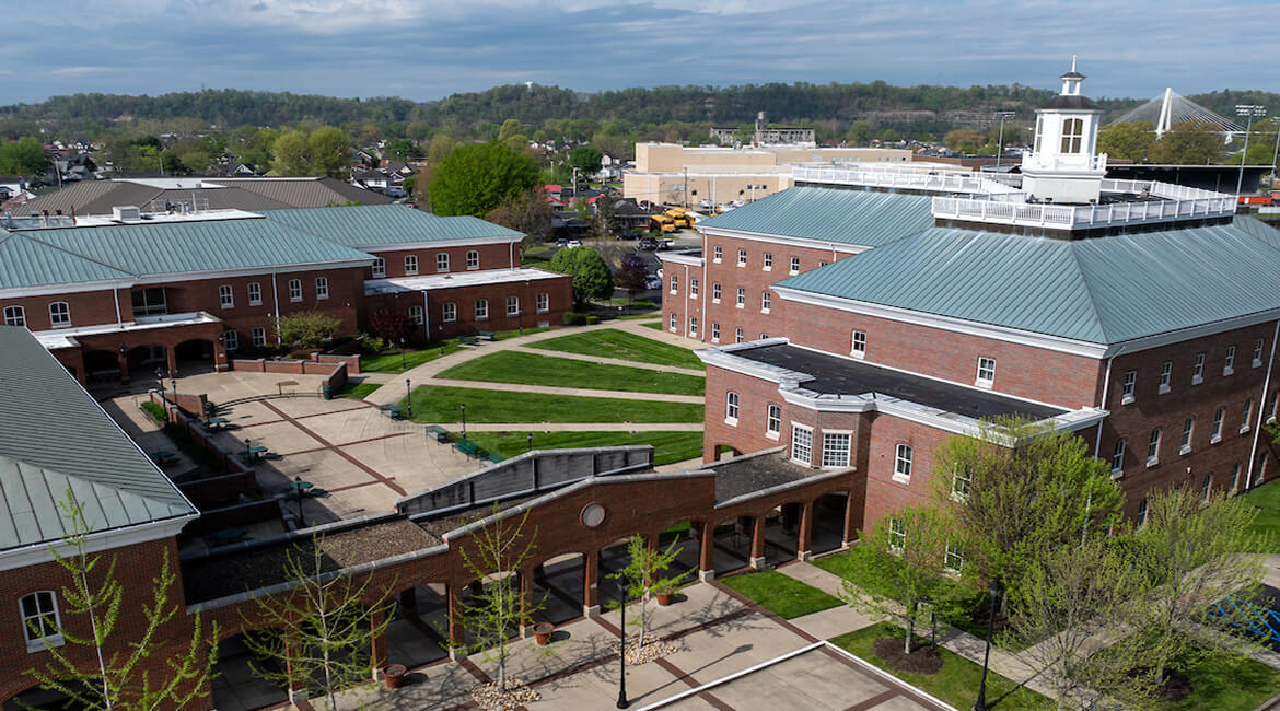 drone photo of Ohio University Southern
