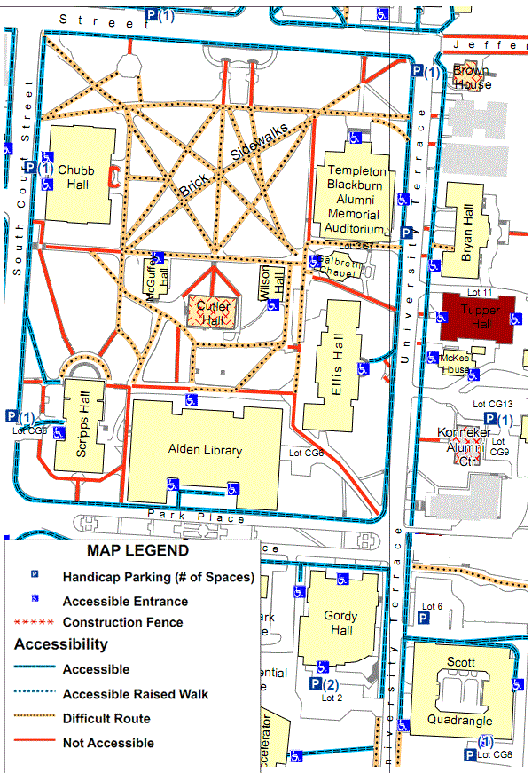 Accessible Parking Map