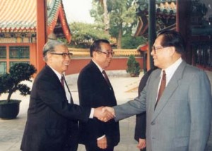 Dr. Shao meeting President Jiang Zhe Min