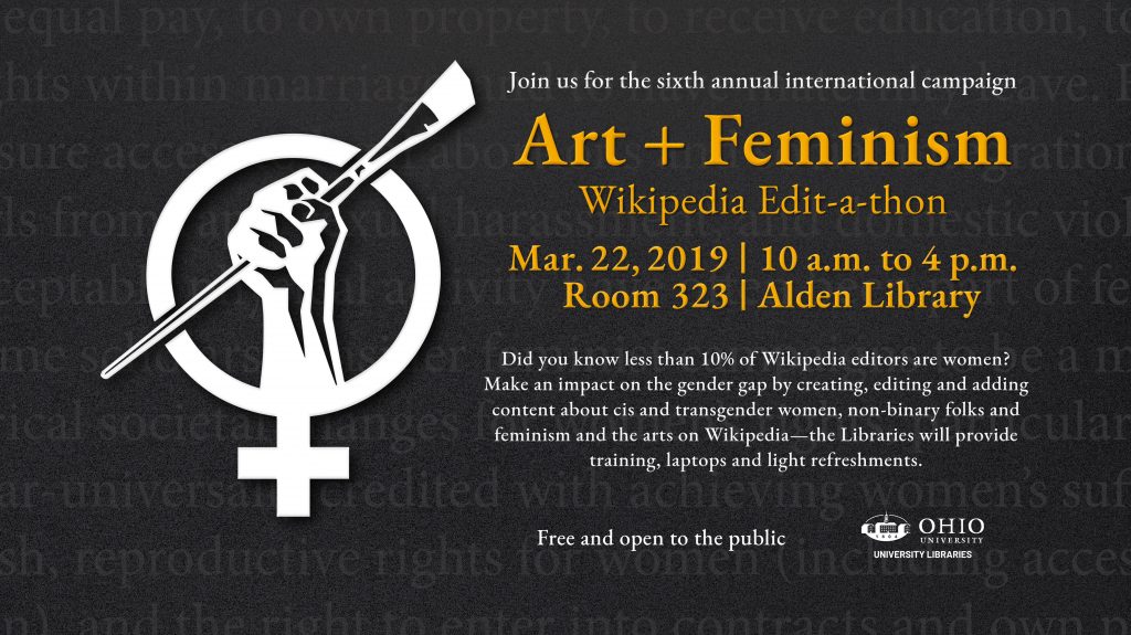 Art+ Feminism Banner