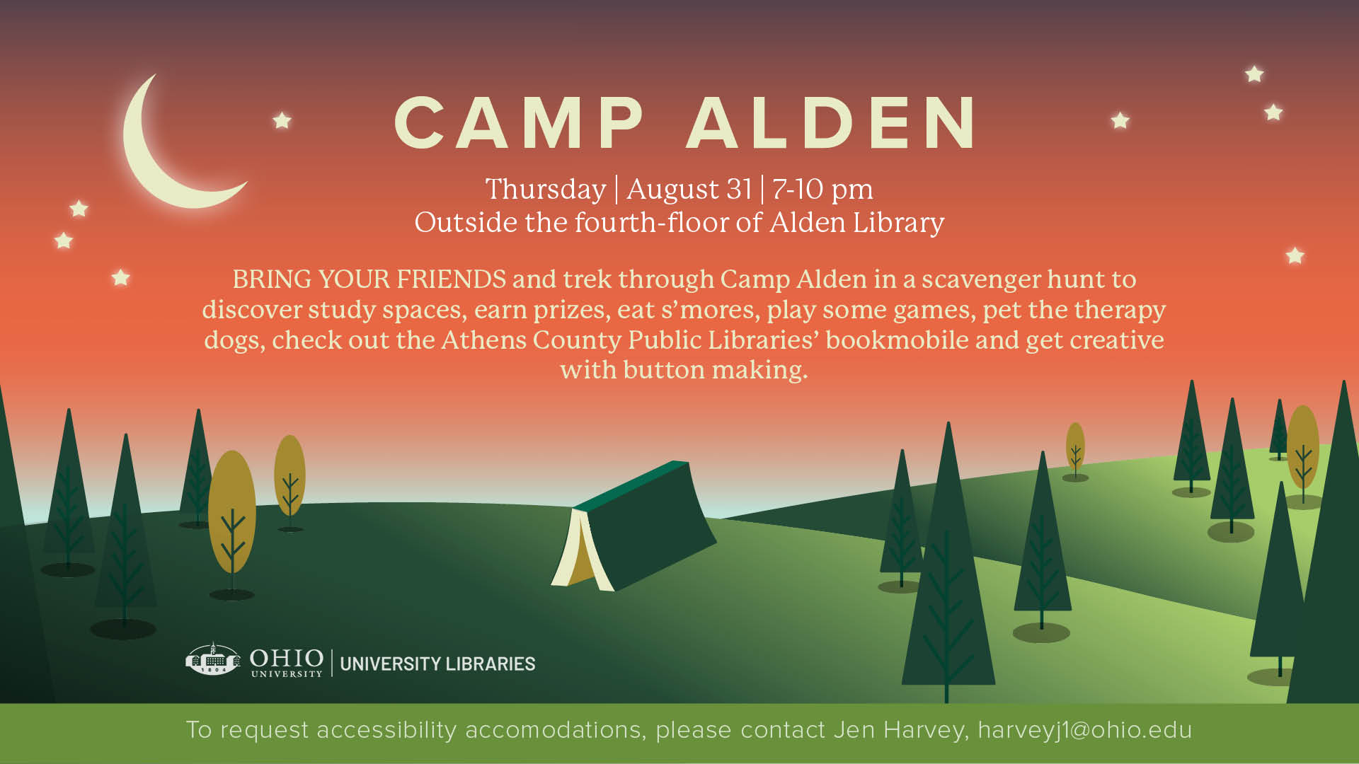 Kickstart the school year with University Libraries’ annual Camp Alden
