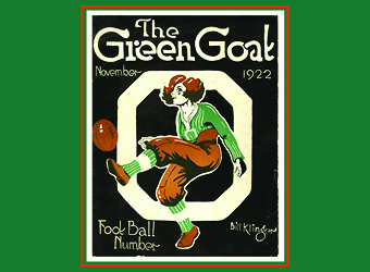Cover of the November 1922 issue of "The Green Goat"