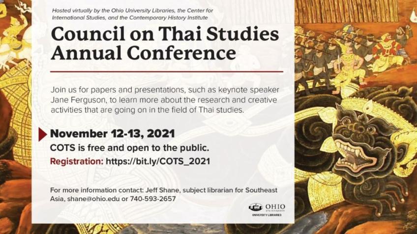 Council on Thai Studies informational banner image