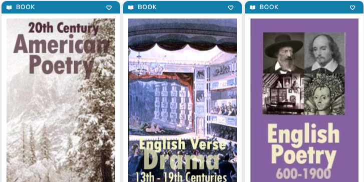 Covers of electronic books available through OhioLINK
