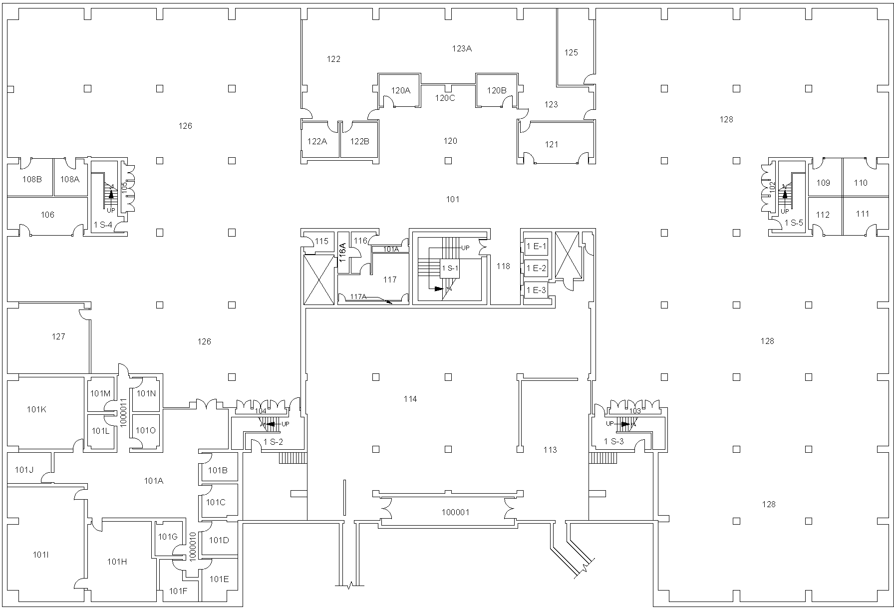 Alden Library 1st Floor Map Ohio University