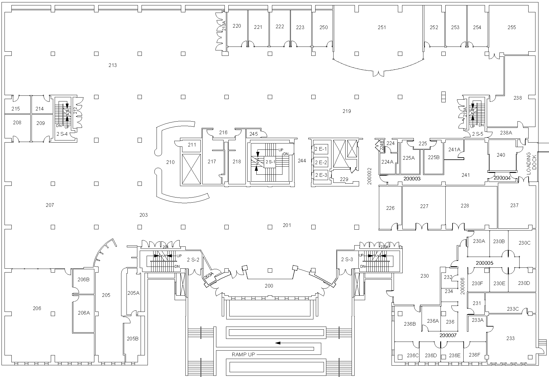 Alden Library 2nd Floor Map Ohio University