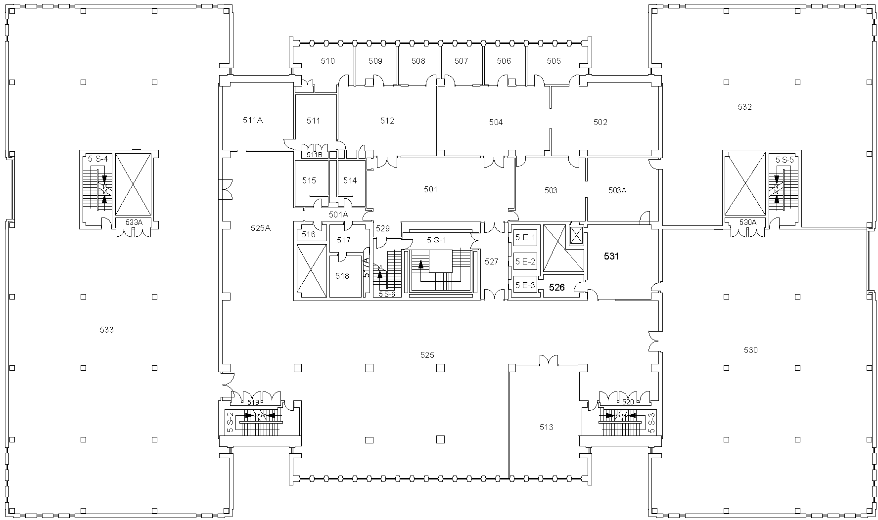 Alden Library 5th Floor Map Ohio University
