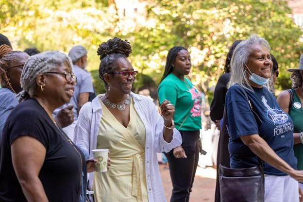 OU alum dance to live music