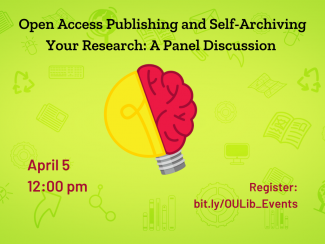 Open Access and Self-Archiving Program info graphic