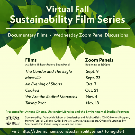 2020 Sustainability Film Series poster