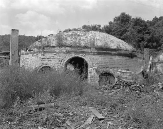Abandoned brick kiln, 1969