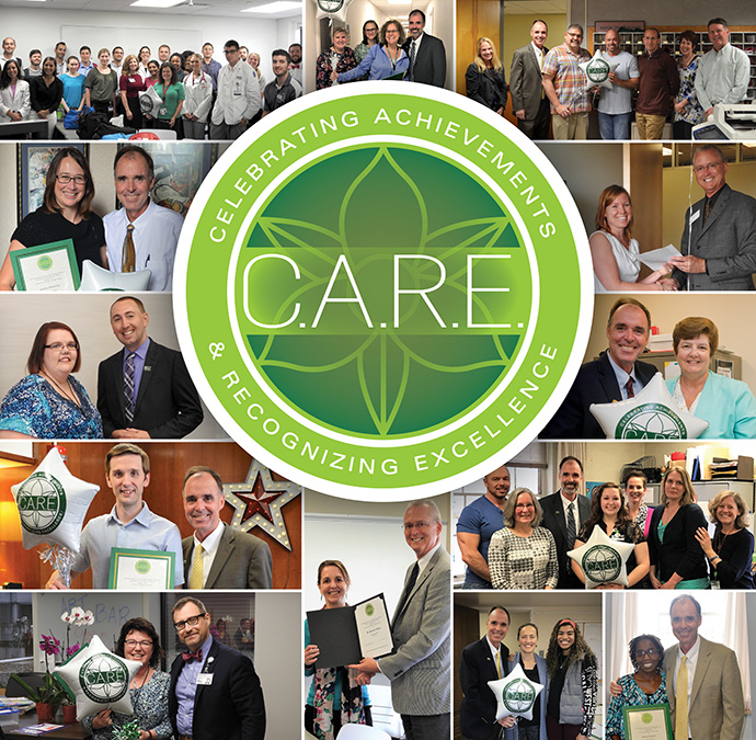 CARE award collage of winners