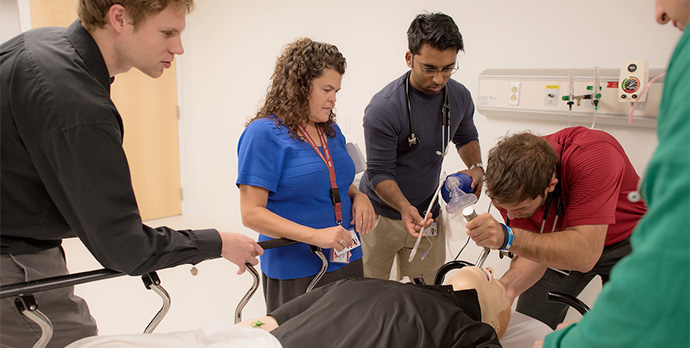 Students in operating room