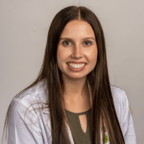 medical student in white coat