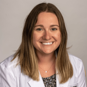 medical student in white coat
